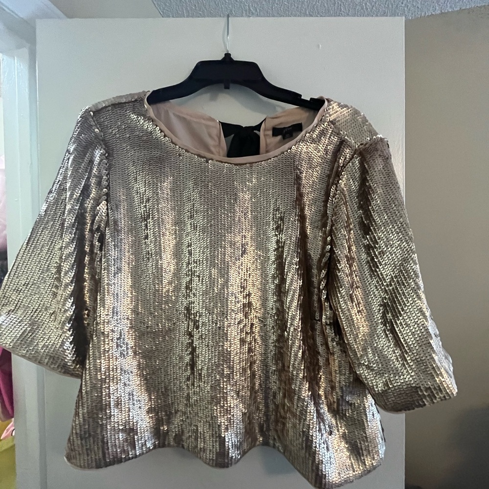 J. Crew Sequin Top